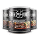 Ready Hour Quick-Cook Black Beans 3-Pack #10 Cans — 99 servings, 12,870 total calories, long-term emergency food storage, up to 30-year shelf life