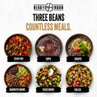 Quick Cook Beans can be used in stir fry, dips, soups, burrito bowls, taco bowls, and salsa.