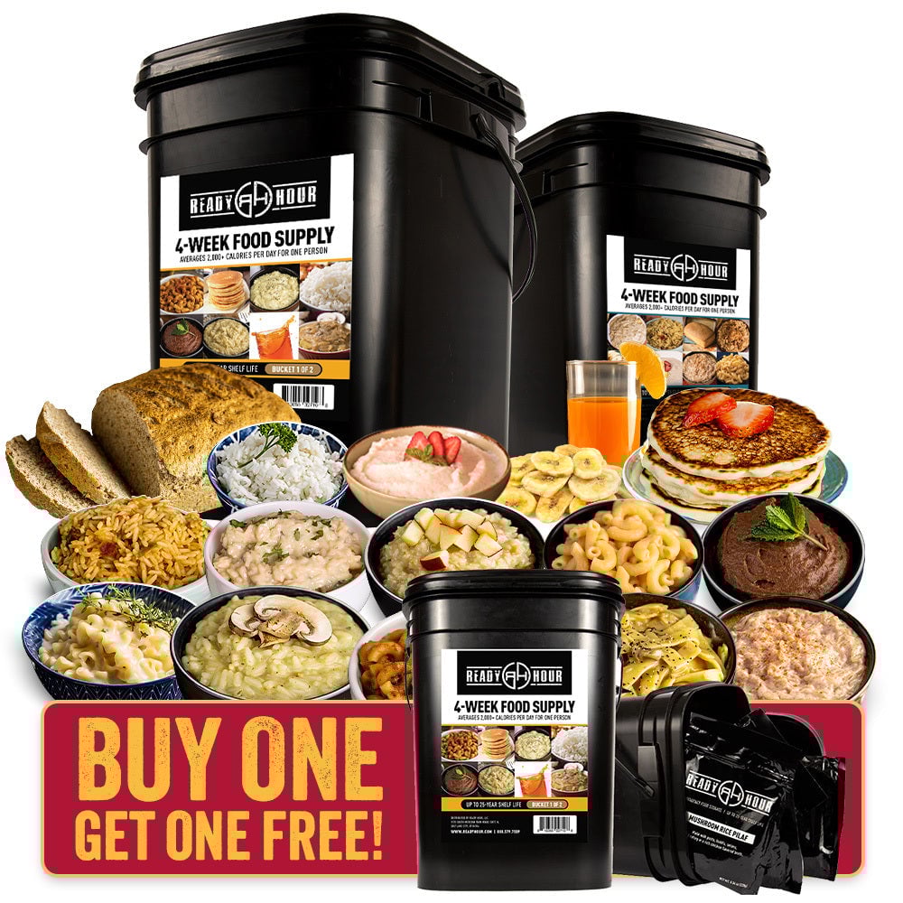 4-Week Emergency Food Supply (2,000+ calories/day)