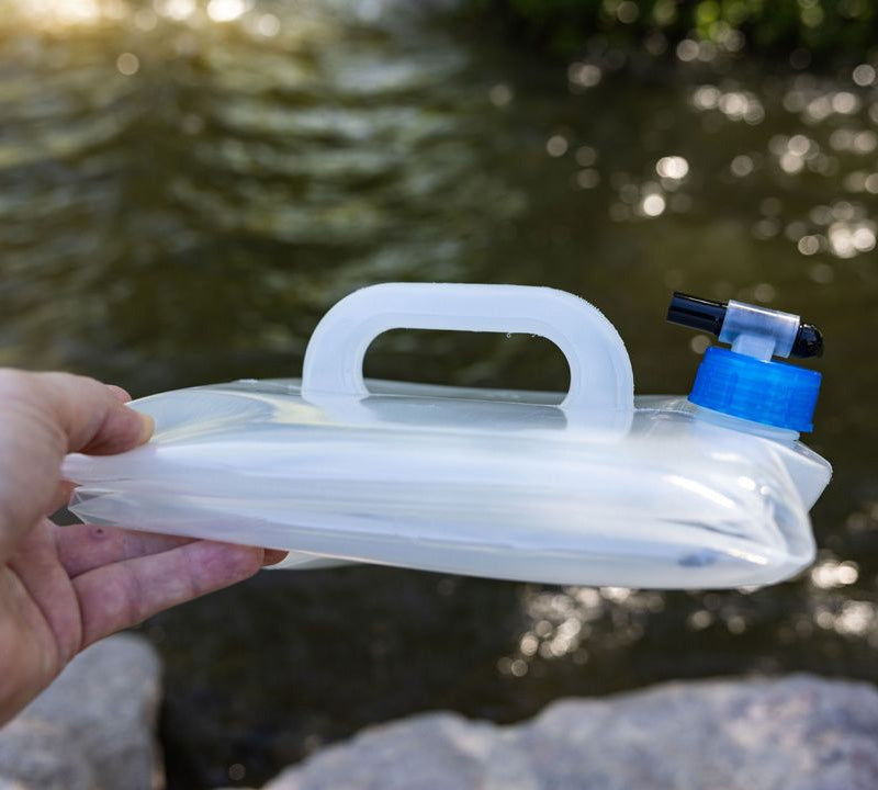 5-Gallon Collapsible Water Container collapsed