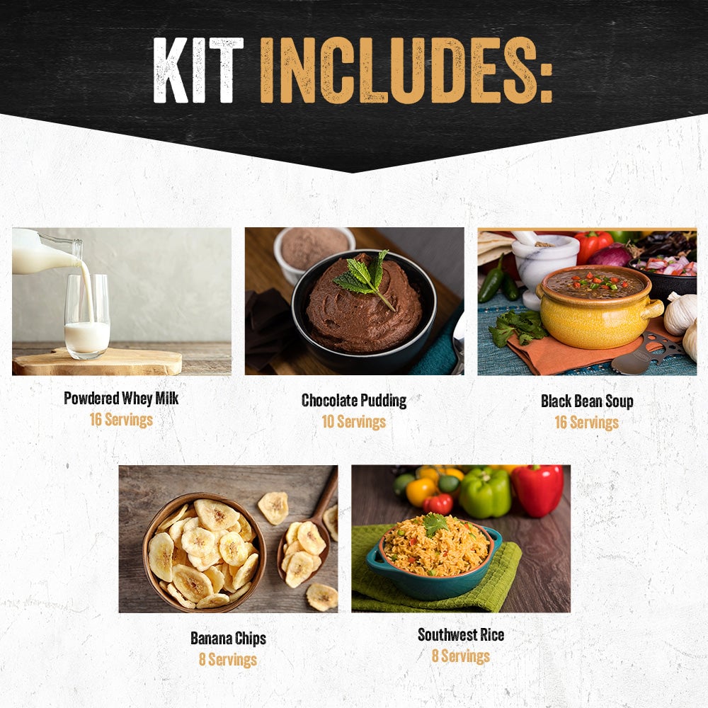 Gluten-Free Emergency Food Kit (120 servings)