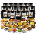 MEGA 6-Month Emergency Food & Protein Supply (2,400+ calories/day, 34 different food pouch varieties)
