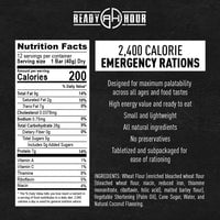 Thumbnail for 72,000 Calories Total Emergency Ration Bars by Ready Hour (30 packs, 30 day supply)