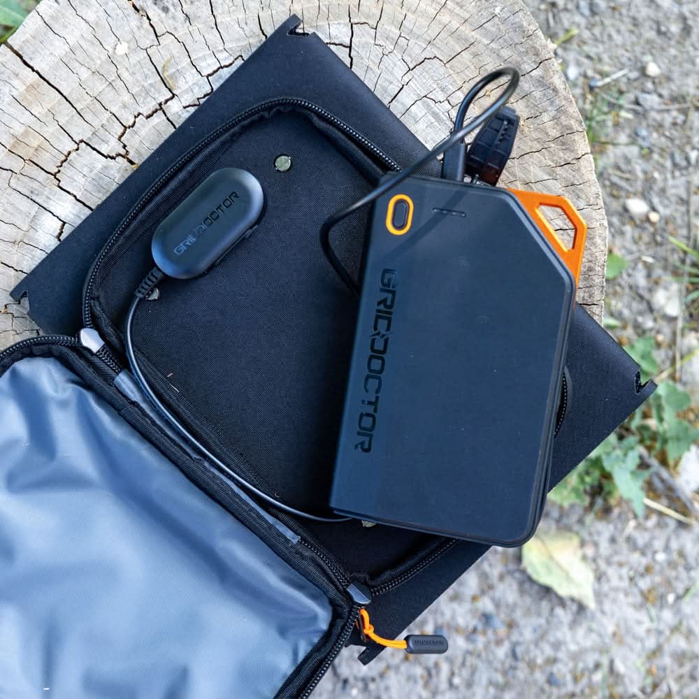 65W Power Bank w/ 15W Solar Panel by Grid Doctor