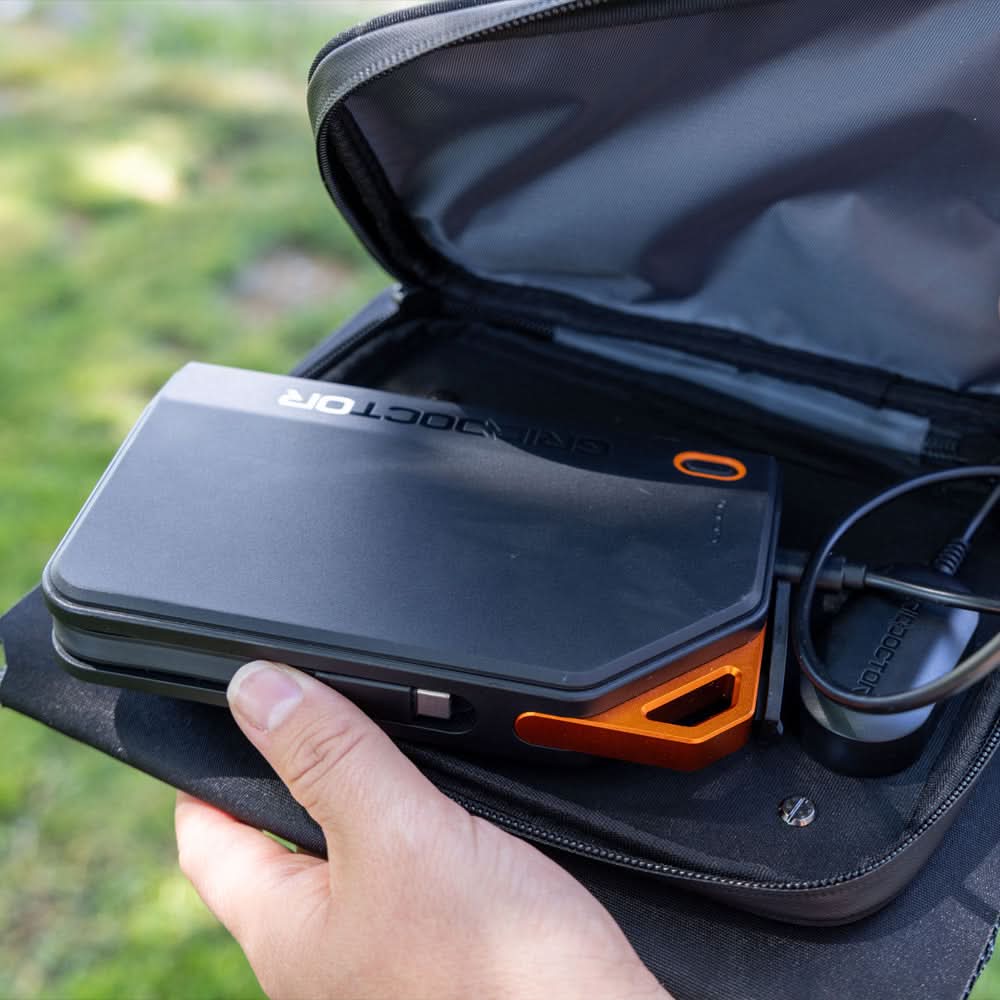 65W Power Bank w/ 15W Solar Panel by Grid Doctor - My Patriot Supply