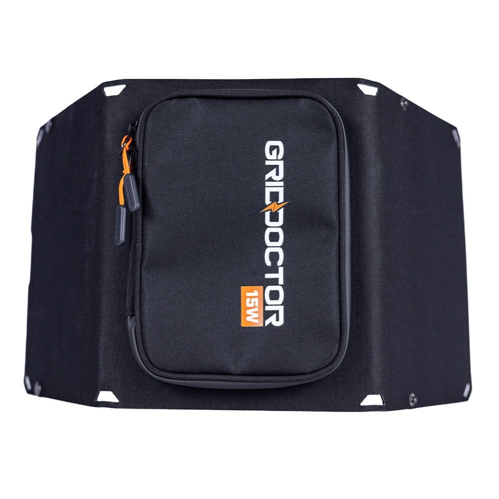 65W Power Bank w/ 15W Solar Panel by Grid Doctor