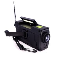 Thumbnail for 4-in-1 Emergency Solar Flashlight & AM/FM/NOAA Weather Radio w/ Hand Crank by Ready Hour