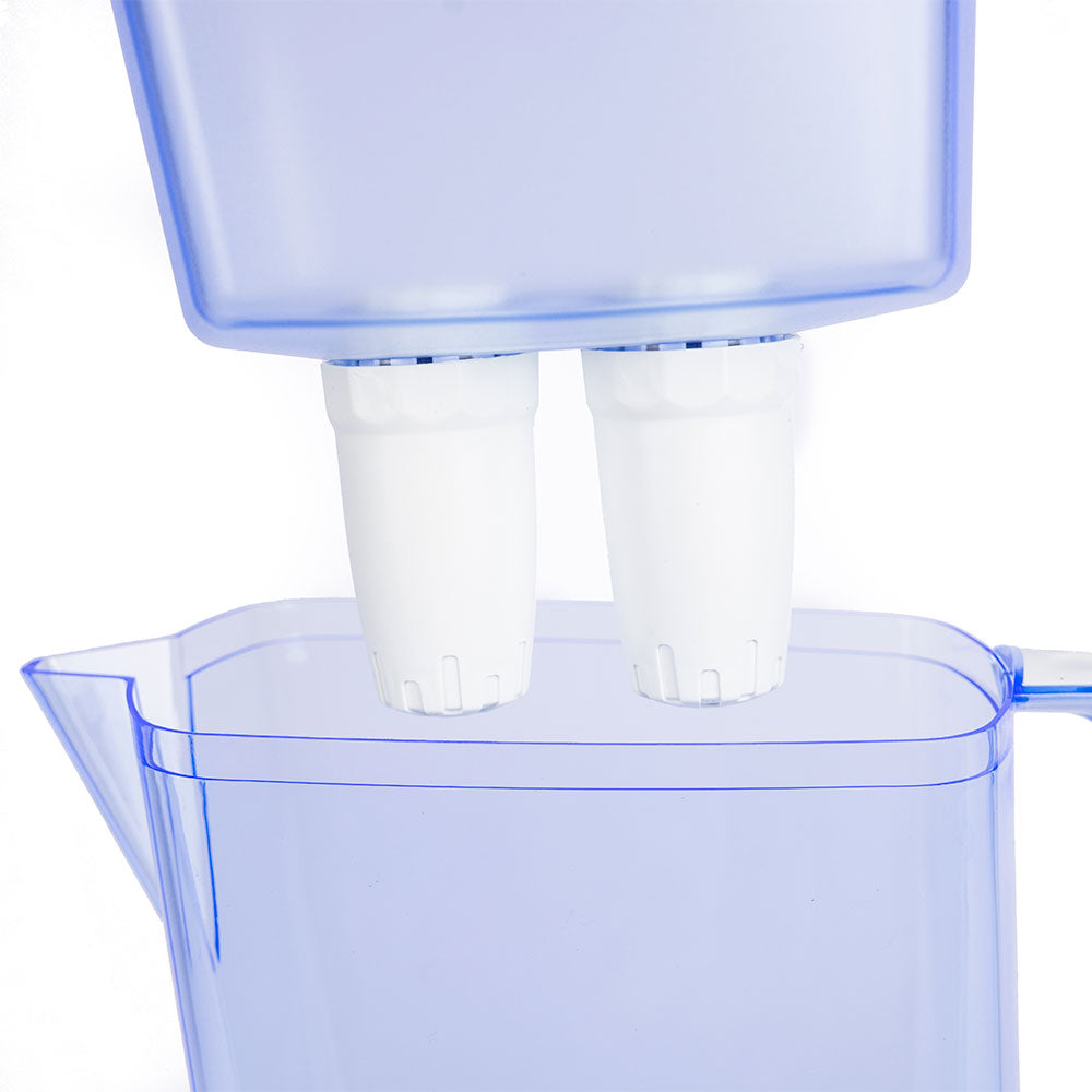 Alexapure Pitcher Water Filter Bundle with 2 BONUS Replacement Filter Packs