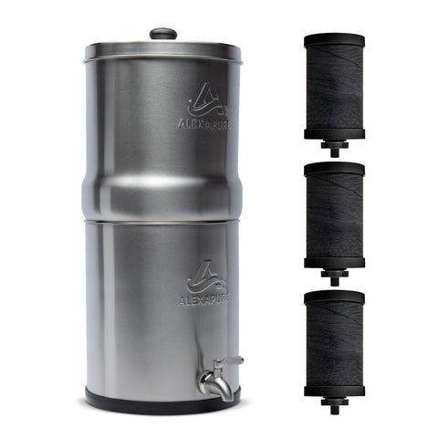 Image of Alexapure Pro Water Filtration System Plus 2 FREE Filters