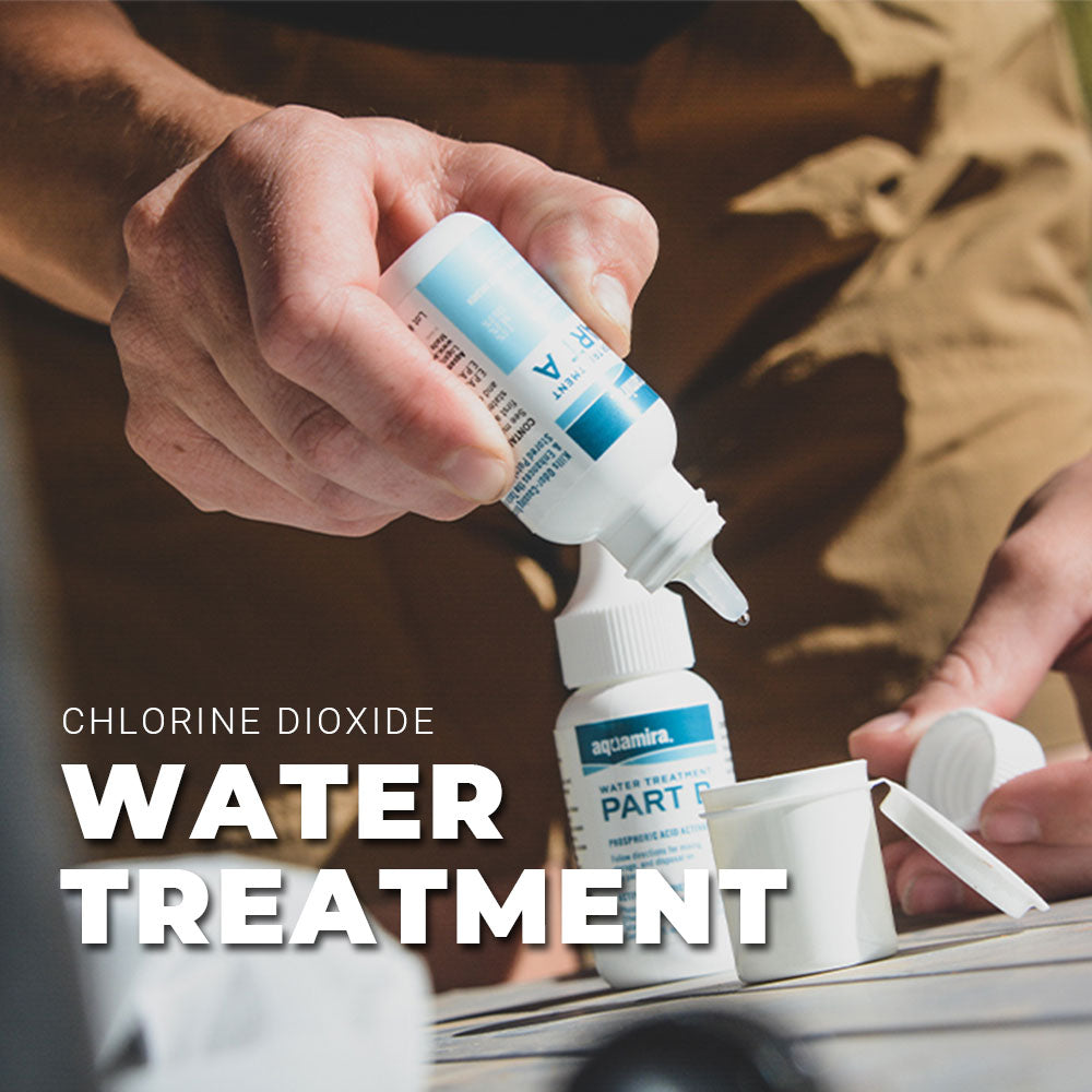 Chlorine Dioxide Water Treatment Drops, 1oz by Aquamira