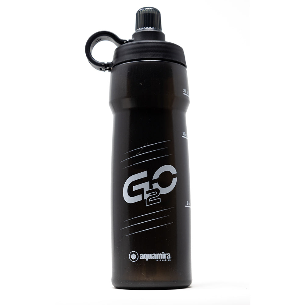 Aquamira G2O Water Filtration Bottle (Removes Protozoan Cysts, Bacteria, & Viruses to EPA Standards)