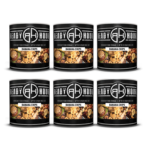 6-PACK RH #10 CAN Banana Chips (24 servings) 