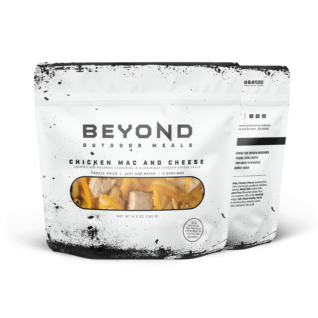 Chicken Mac & Cheese by Beyond Outdoor Meals (710 calories, 2 servings)