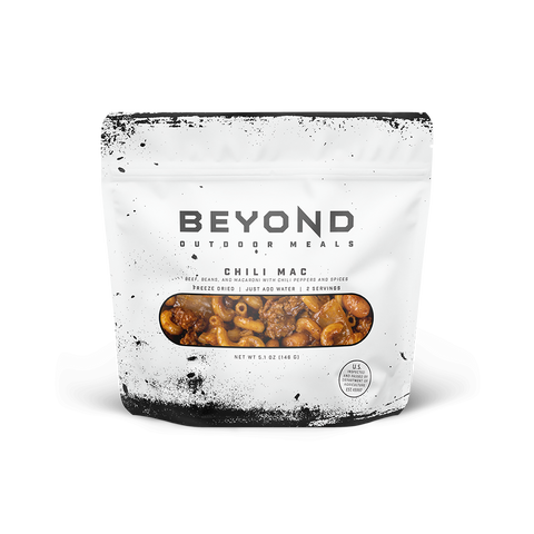 Image of Chili Mac Pouch by Beyond Outdoor Meals (710 Calories, 2 Servings)