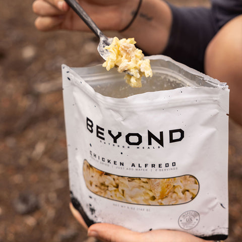 Image of Chicken Alfredo Pouch by Beyond Outdoor Meals (710 calories, 2 servings)