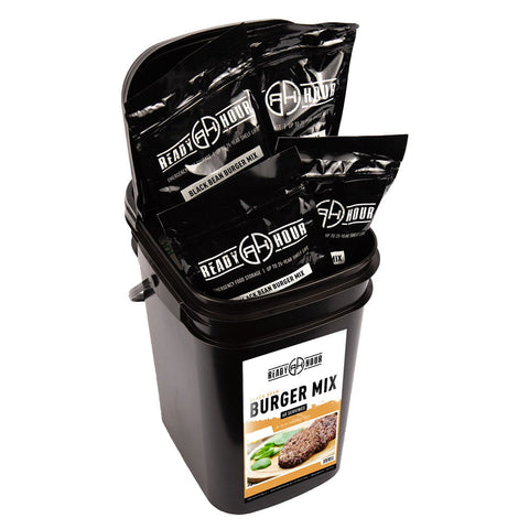 Image of Black Bean Burger Mix Bucket - 60 servings (Thank You Offer)