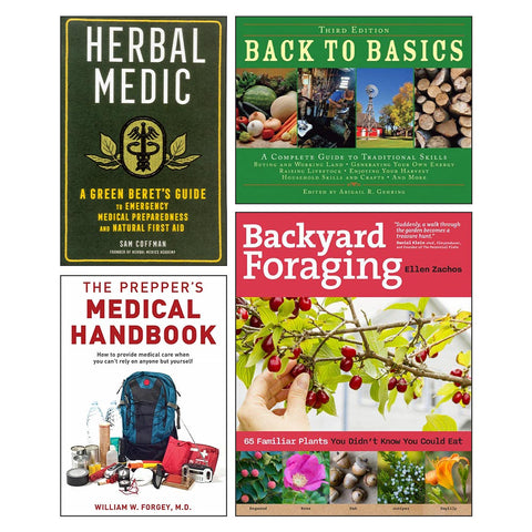 Image of Essential Emergency Survival Books Collection (4 books) (Thank You Offer)