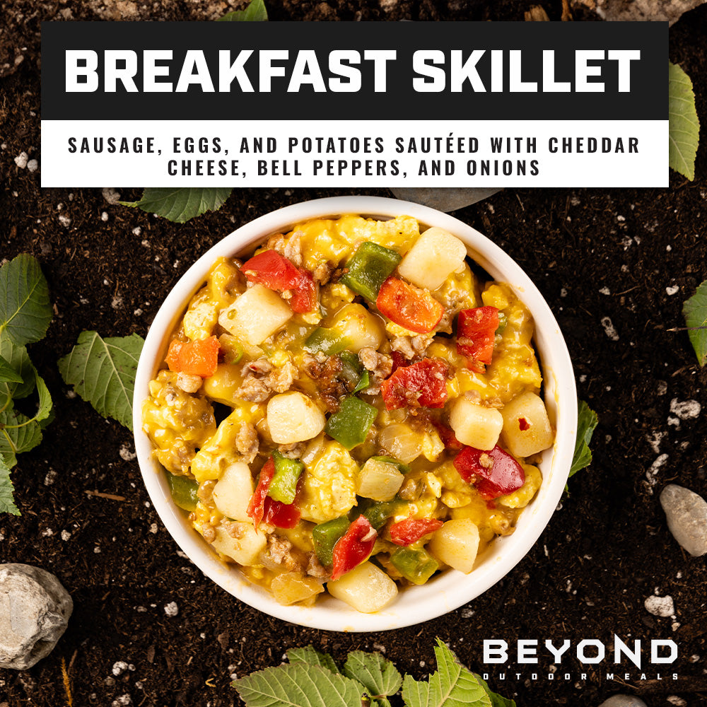 Breakfast Skillet Pouch by Beyond Outdoor Meals (710 calories, 2 servings)