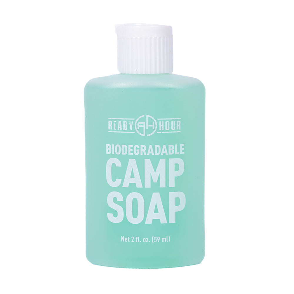 Biodegradable emergency camp soap  from ready hour for hygiene in disaster scenarios