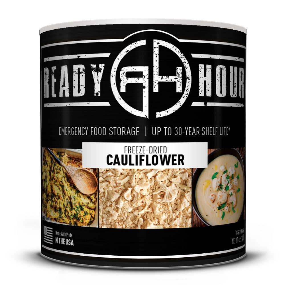 Freeze-Dried Cauliflower #10 Can (13 servings)