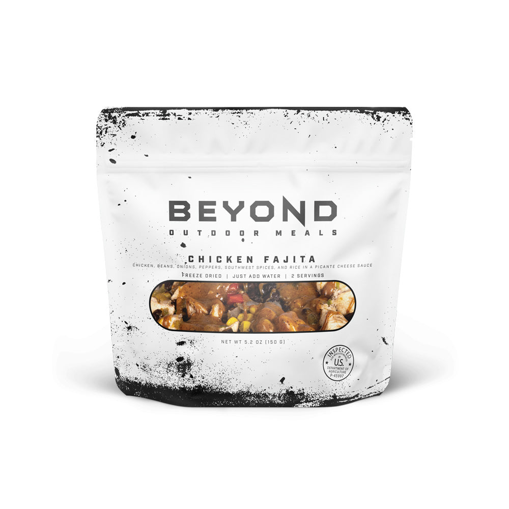 Chicken Fajita Pouch by Beyond Outdoor Meals (710 calories, 2 servings)