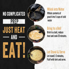 Instructions for preparing rice with water