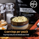 Bowl of creamy chicken flavored rice
