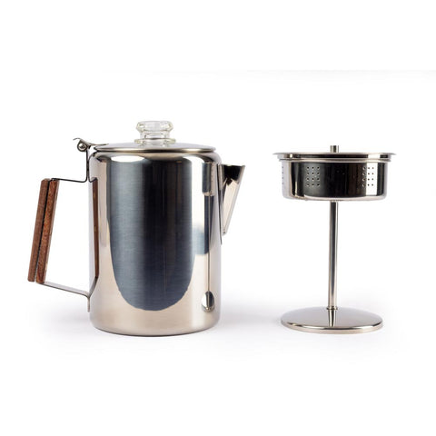 Image of 9 Cup Stainless Steel Coffee Pot by Ready Hour