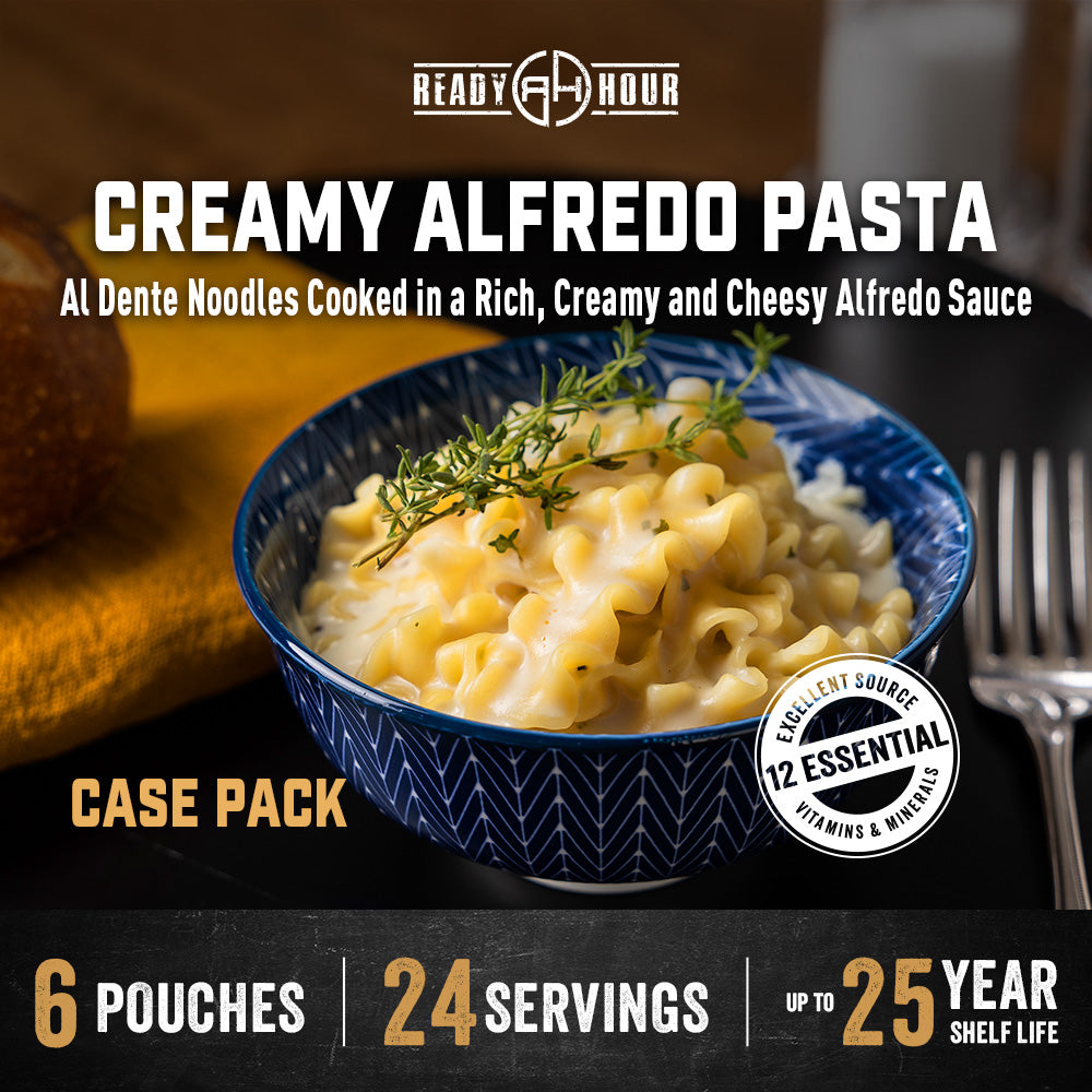 Creamy Alfredo Pasta (6 pouches, 24 servings)