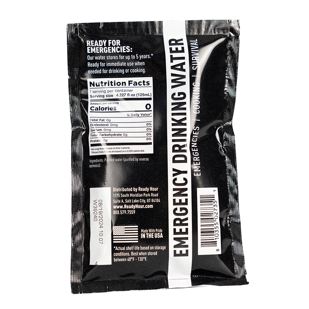 Water Ration Box 84 Emergency Ration Bars + 256 Water Pouches Bundle - My Patriot Supply ...