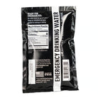 back of water pouch