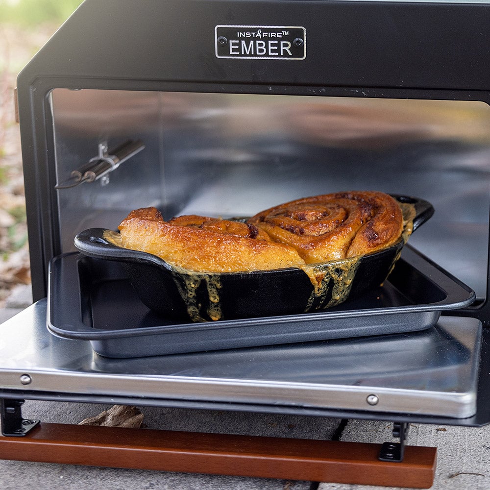 EMBER Off-Grid Biomass Oven PLUS Carrying Case & Pan Kit by InstaFire