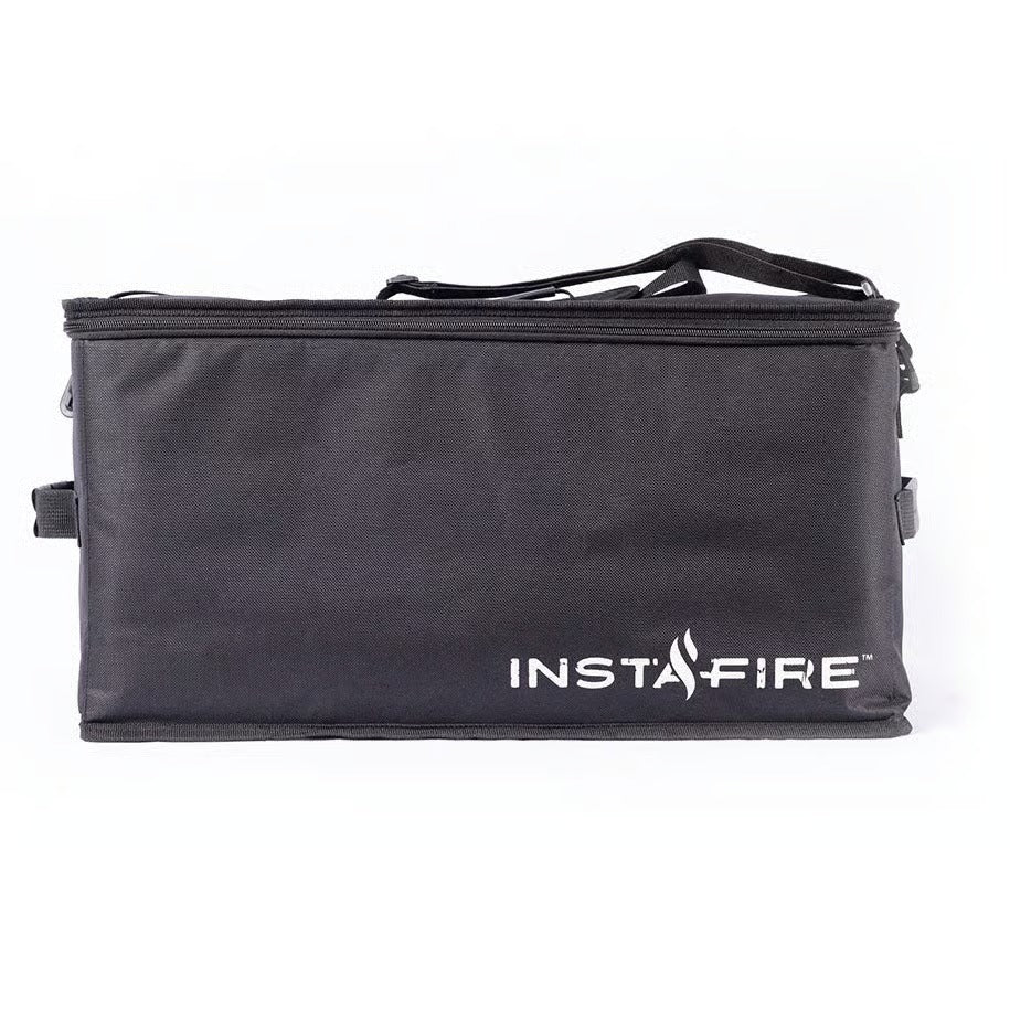 Black bag with 'InstaFIRE' logo 
