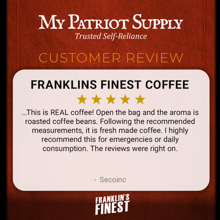My Patriot Supply: Franklin's Finest Coffee