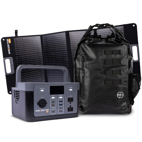 Image of Grid Doctor 300 Solar Generator System with 30L Faraday Bag