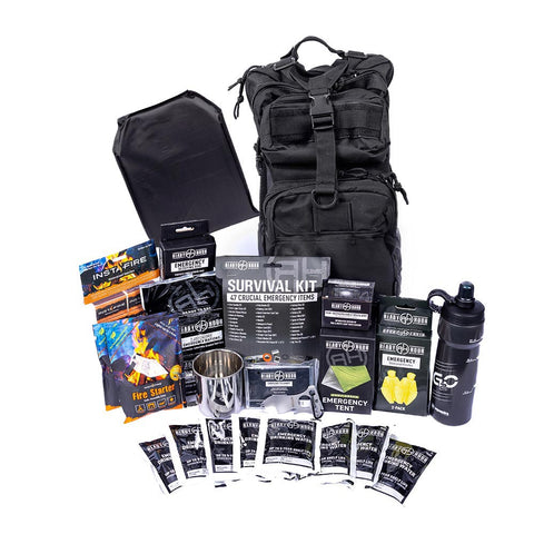 Image of Go-Bag with Ballistic Panel and 60 Bug-Out Essentials