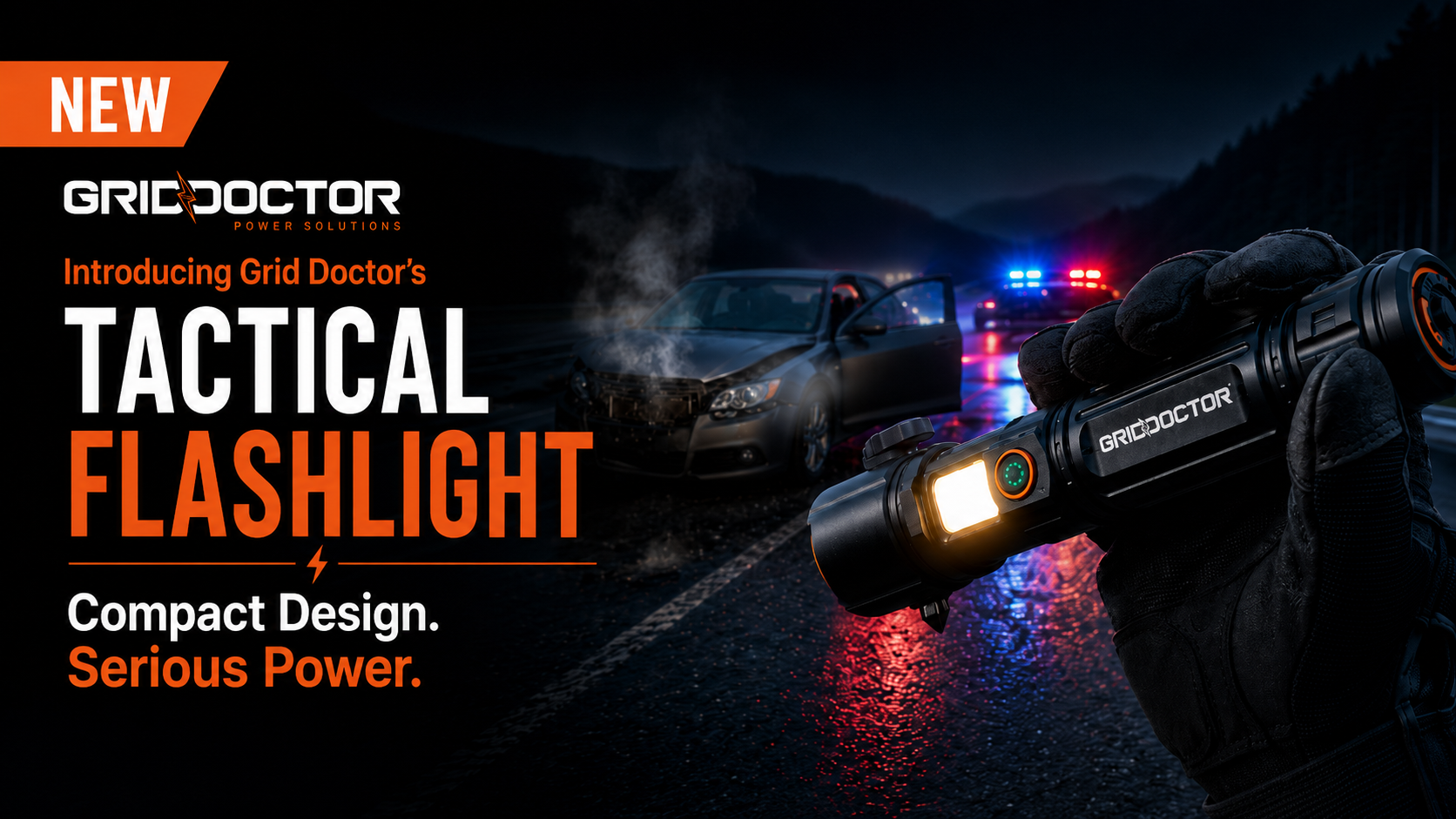 Grid Doctor Tactical Flashlight