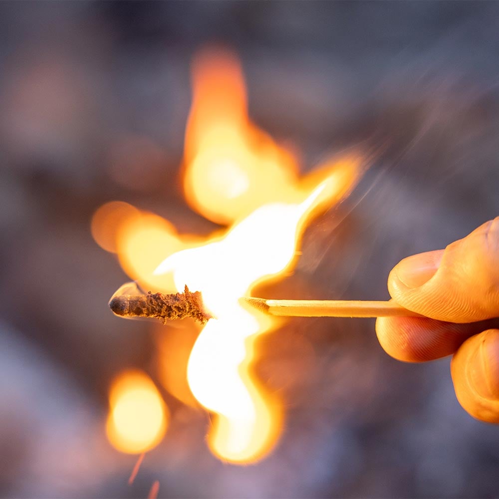 Hurricane-Proof Matches with Case