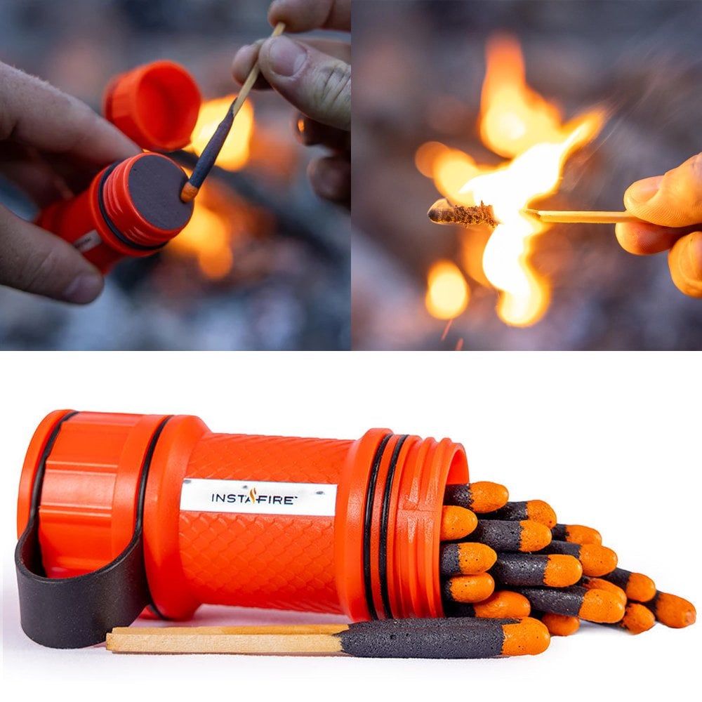 Hurricane-Proof Matches with Case