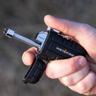 opened pocket plasma lighter with extended neck