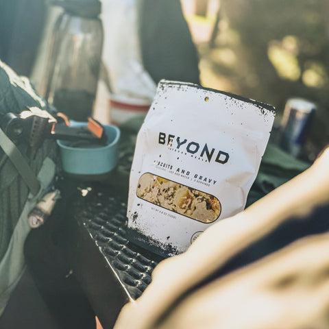 Image of Biscuits & Gravy Pouch by Beyond Outdoor Meals (710 Calories, 2 Servings)