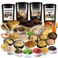 MEGA 4-Week Emergency Food & Protein Supply (2,500+ calories/day, 27 different food varieties)
