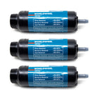 3 Pack Aquamira G2O Replacement Water Filter Bundle