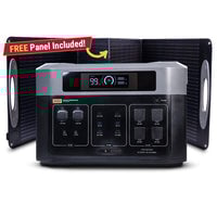Thumbnail for 3300 Solar Generator System + FREE Waterproof 200W Solar Panel by Grid Doctor