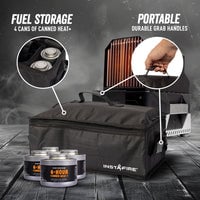 Thumbnail for This case holds up to 4 cans of canned heat along with the VESTA. in an infographic