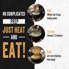 Instructions for preparing oatmeal
