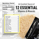 Nutritional label