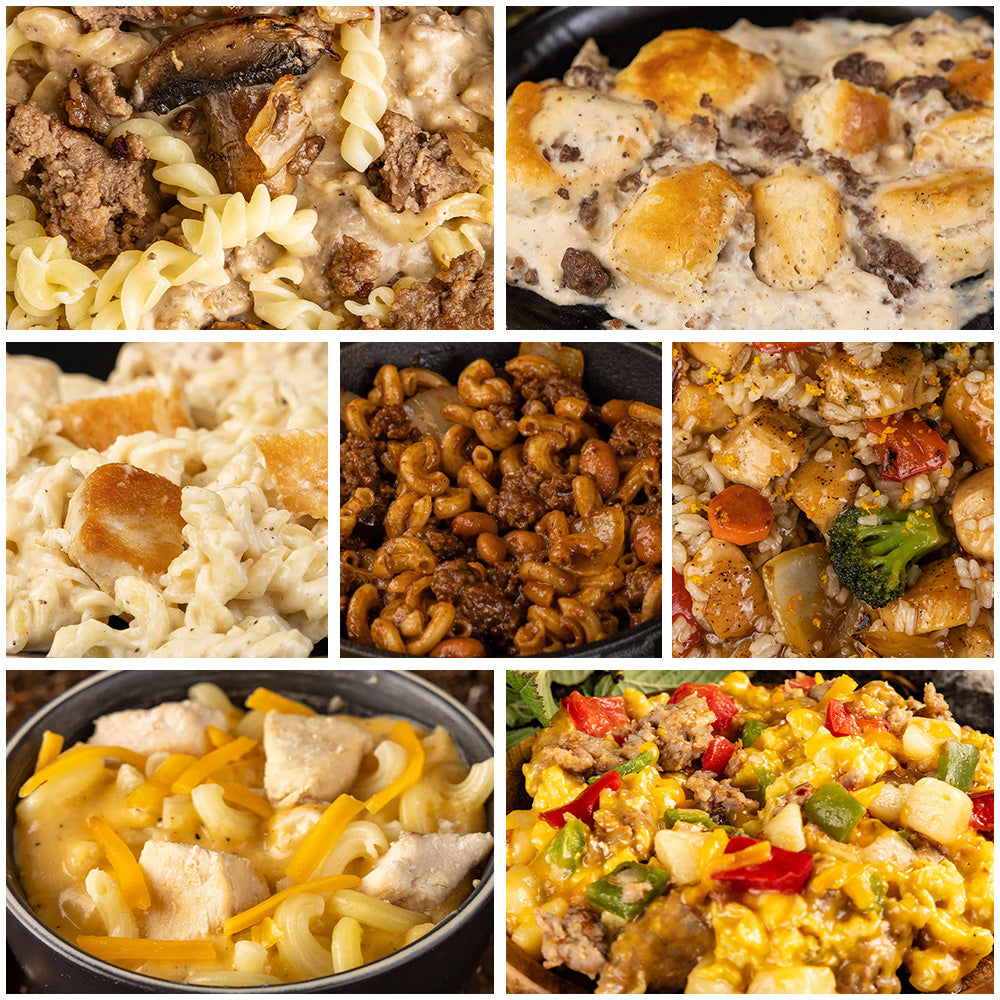 Various Pasta Dishes