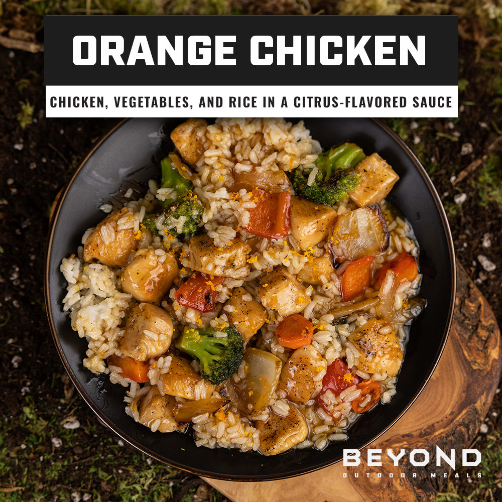 Orange Chicken by Beyond Outdoor Meals (710 calories, 2 servings)