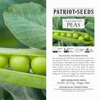 Thumbnail for Heirloom Oregon Sugar Pod #2 Pea Seeds (28.375g) by Patriot Seeds
